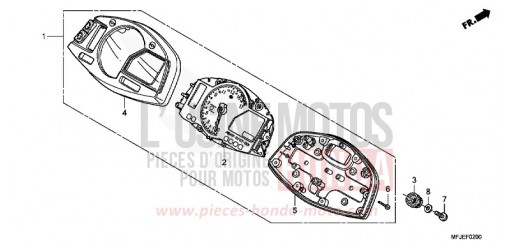 COMPTEUR CBR600RRC de 2012